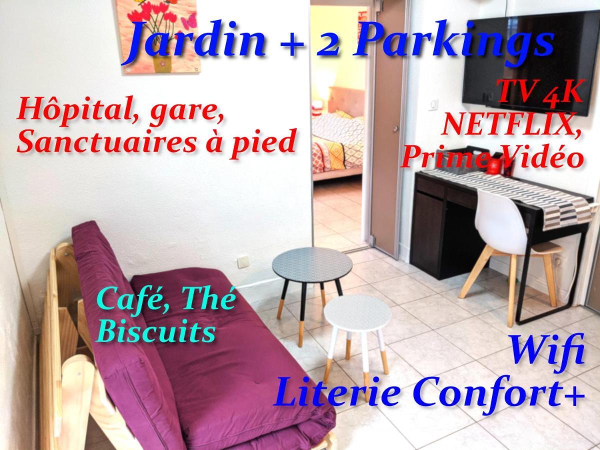 Ferienwohnung Au Petit Marcadal **Sanctuaires, Hopital, Gare** Lourdes Exterior foto